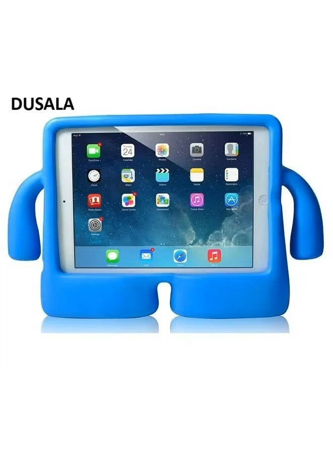 DUSALA Kids Shock‑Proof EVA Case with Handle & Stand for iPad Air 4/5 10.9 2020 2022 Bright Durable Cover(Blue)