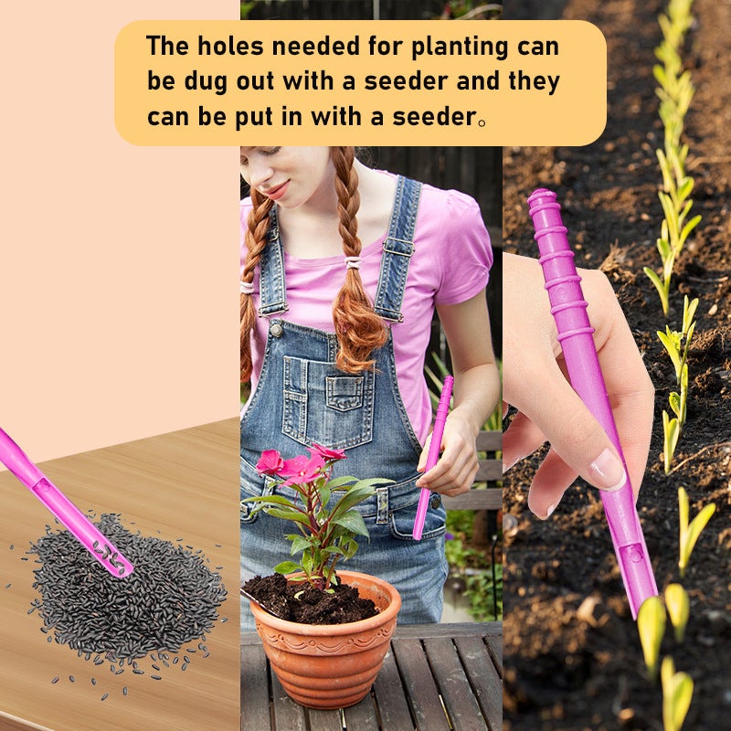 Multicolor Plastic Seeder Tool for Gardening Crafts - Image 4
