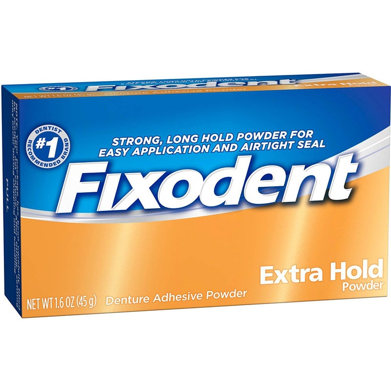 Fixodent Pwd Ex Hold Size 16z Fixodent Extra Hold Denture Adhesive Powder