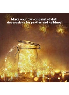 Desidiya Desidiya 20 LED Wine Bottle Cork Copper Wire String Lights 2M Battery Powered Pack of 1  - Image 5