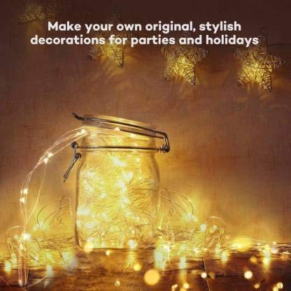 Desidiya Desidiya 20 LED Wine Bottle Cork Copper Wire String Lights 2M Battery Powered Pack of 1  - Image 5