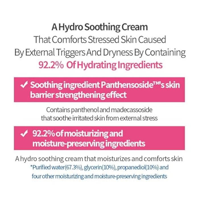 ETUDE SoonJung Hydro Barrier Cream | 92.5% Moisturizing Ingredients, Gel Formula for Soothing, pH Balanced Moisturizer for Hydrating, Panthenol, Madecassoside, Non-comedogenic, 4.39 Fl Oz (Jar Type) - Image 5