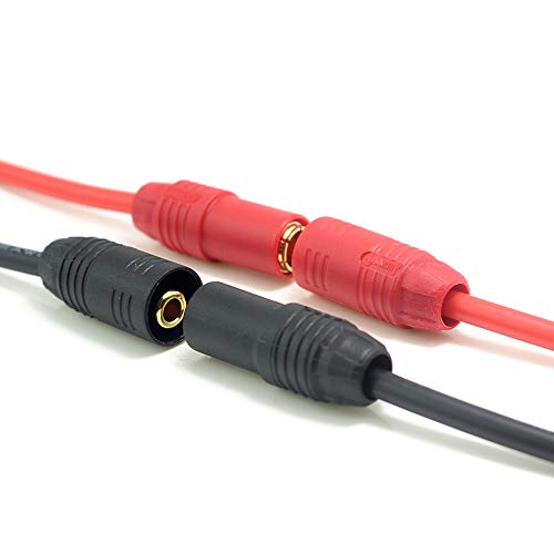 SoloGood 6pairs Amass AS150 Male Female Anti Spark Connector Gold Plated Banana Plug Set for Battery ESC and Charge Lead - Image 5