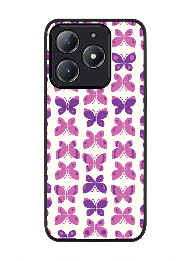 Stylizedd For Realme C63 / Realme C61 4G Case,Slim fit Camera Protection, Shockproof Thin Phone cover  - Sweet Butterfly - Image 1