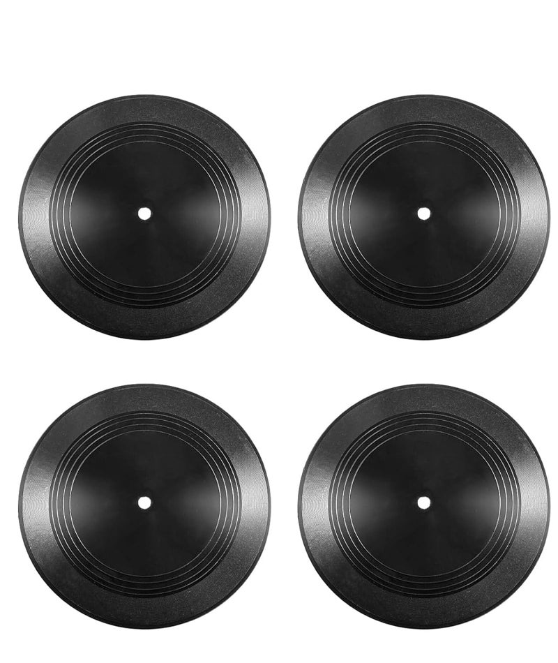 Zbdroxygen 4 Pcs Vinyl Records Decor,Vinyl Record Decor,Suitable for Home, Artist Studios and Vintage Party Decorations - Image 1