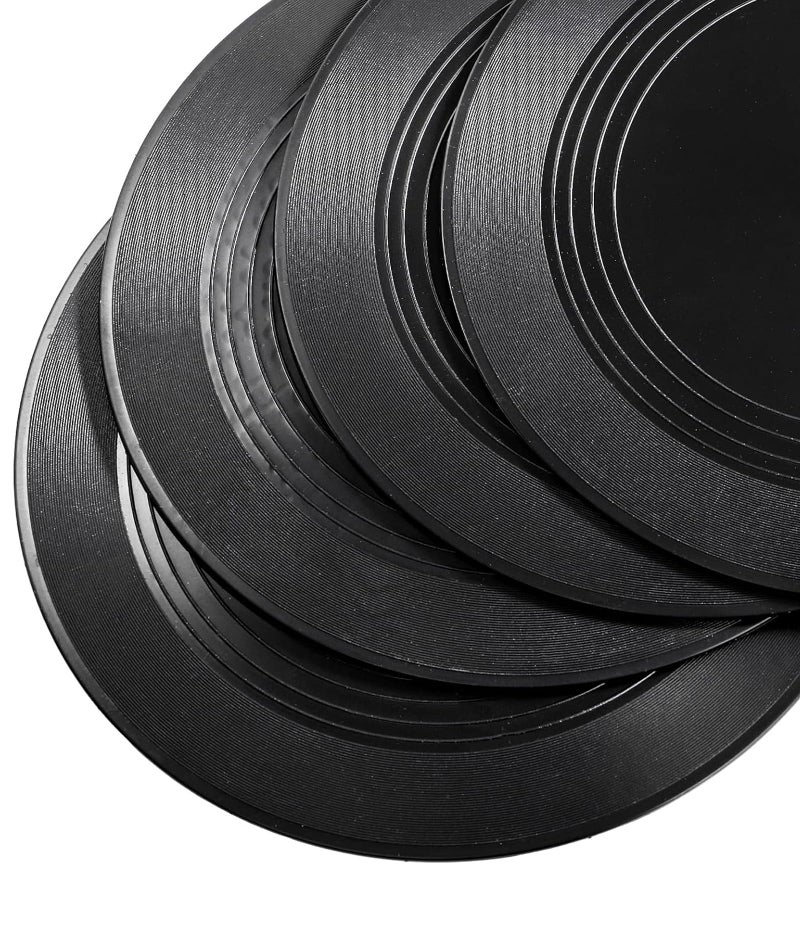 Zbdroxygen 4 Pcs Vinyl Records Decor,Vinyl Record Decor,Suitable for Home, Artist Studios and Vintage Party Decorations - Image 3