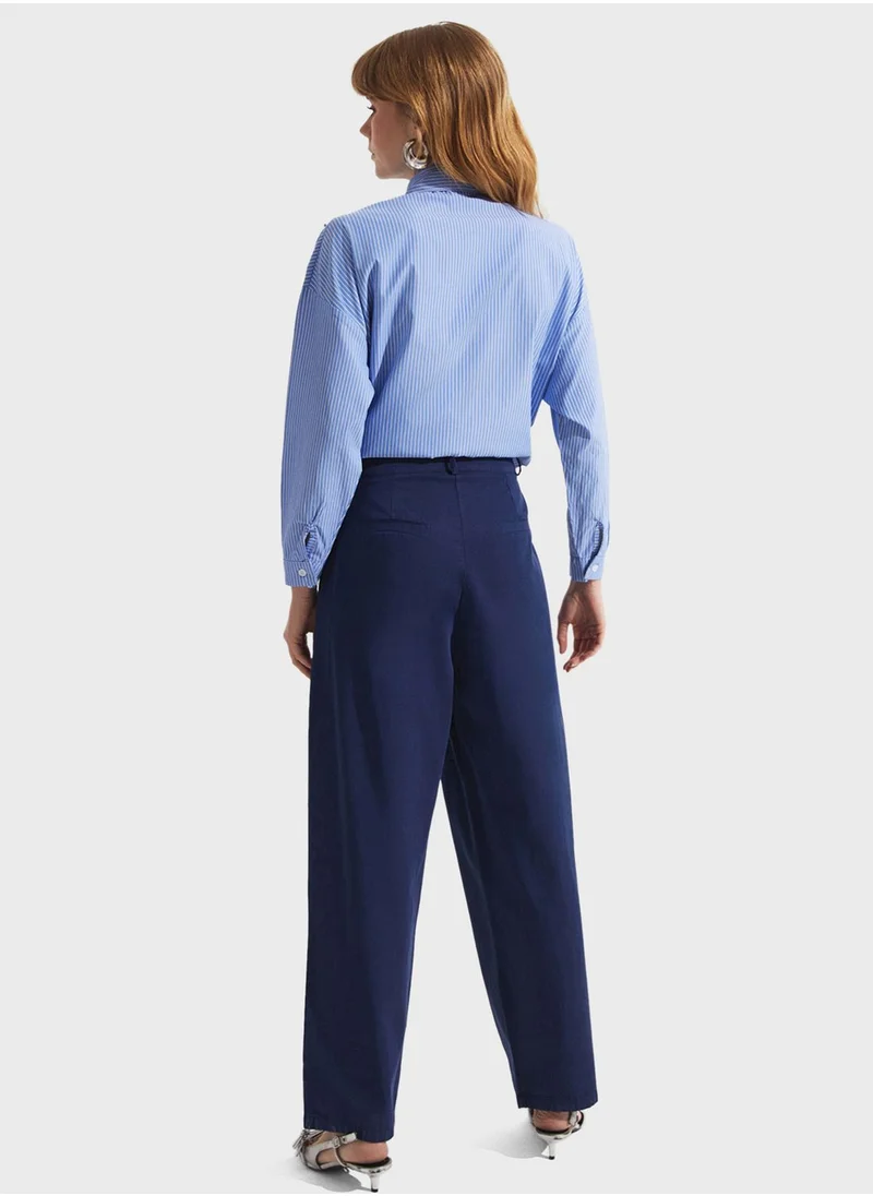 جون High Waist Pants