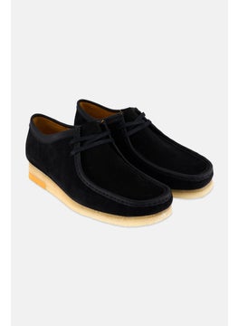 clarks Men Standard Wallabee lace Up Causal Shoes, Black  - Image 1