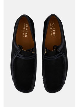 clarks Men Standard Wallabee lace Up Causal Shoes, Black  - Image 3