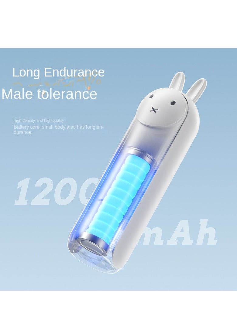 Loquat Mini Fan 3 IN 1 Rechargeable Hand Fan Foldable Small Fan With Power Bank Function 1200mAh Cooling Fan - Image 5