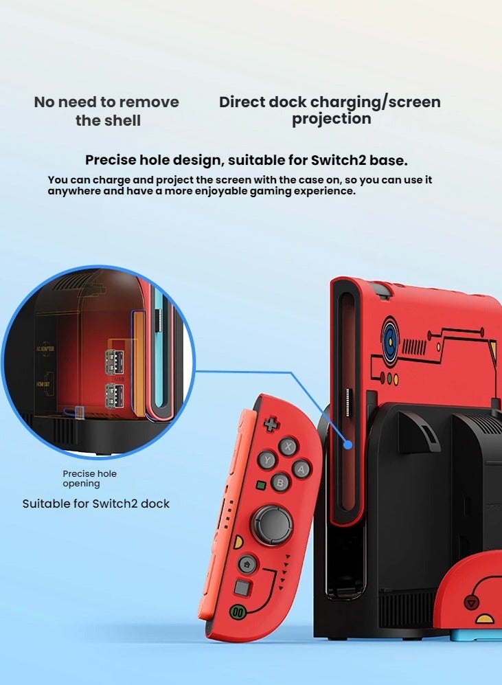 General Silicone Case for Nintendo Switch 2 - Soft grip and anti-slip case, shock absorption, scratch protection and easy to clean features, compatible with Switch 2  - Image 5
