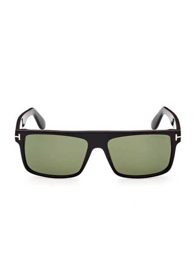 TOM FORD Men's Rectangular Sunglasses - TF099901N58 - Lens Size: 58 Mm - Image 1