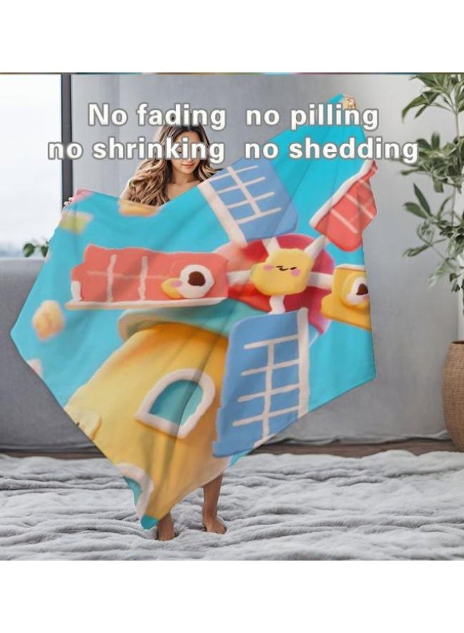 general Baby and children's cartoon flannel thin blanket (warm and comfortable, suitable for sleep, game use) 70cm*100cm - Image 5