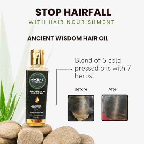 Ancient Wisdom Hair Care Oil | Hair oil for Hairfall | Healthy, Shiny, Problem-free Hair - Image 3