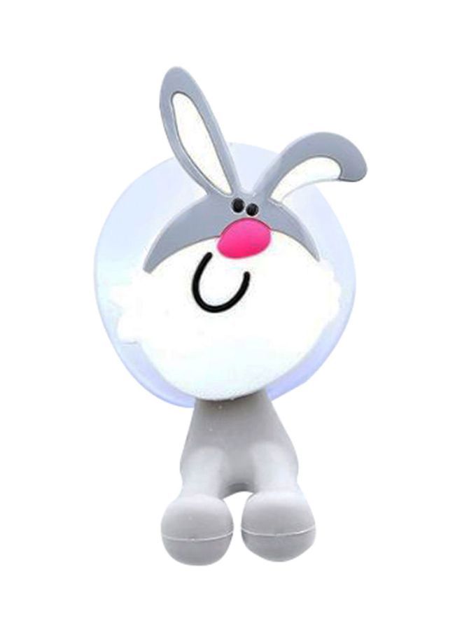 NIBEMINENT Cartoon Pattern Toothbrush Holder White/Blue/Grey 7.5x4cm