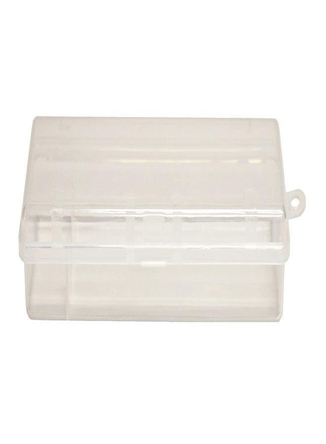 Creative Hobbies® Clear Polypropylene Mini Storage Box with Hinged Lid & Snap Closure - For Pencils, Pens, Drill Bits, Office Supplies, Organization, Tool Box and More! (1) - Image 5