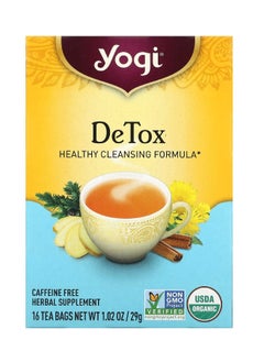 YOGI Detox Healthy Cleansing Formula 16 Tea Bags 
