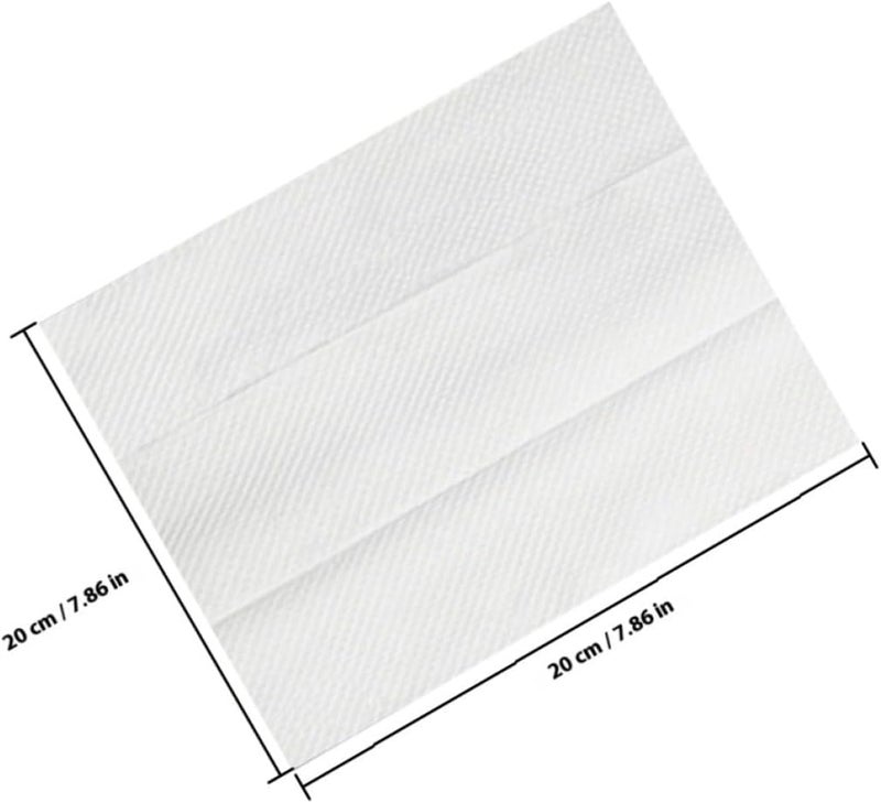 IMIKEYA Hotel Hand Paper Towels 120 Sheets 5pcs Thick Water Absorbent Kitchen and Bathroom Napkins for Commercial and Household Use - Image 2