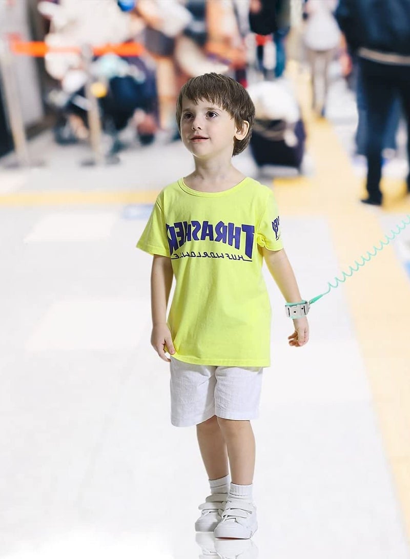 KASTWAVE Kids Anti Lost Wrist Link  Kid Leash Anti Lost Wrist Link with Key Lock Upgraded Baby Leash with Safety Wristband Rope for Babies Toddlers Child Kids Green - Image 2