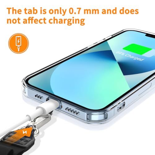 CACOE Phone Lanyard 2 Pcs Lengthened Adjustable Neck Strap,2 Pcs Patches,Universal Crossbody Multifuctional Cell Phone Lanyards Compatible with Most Smartphones(Black+Gray-2) - Image 4