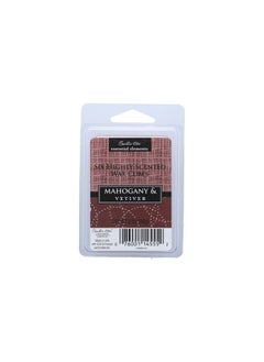6-Scented Mahogany And Vetiver Wax Cubes 56G