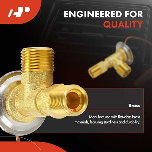 A-Premium A/C Expansion Valve Compatible with Ford Explorer 2003-2010, Explorer Sport Trac 2003-2005/2007-2010 & Lincoln Aviator 2003-2005 & Mercury Mountaineer 2003-2010, Rear Side - Image 4