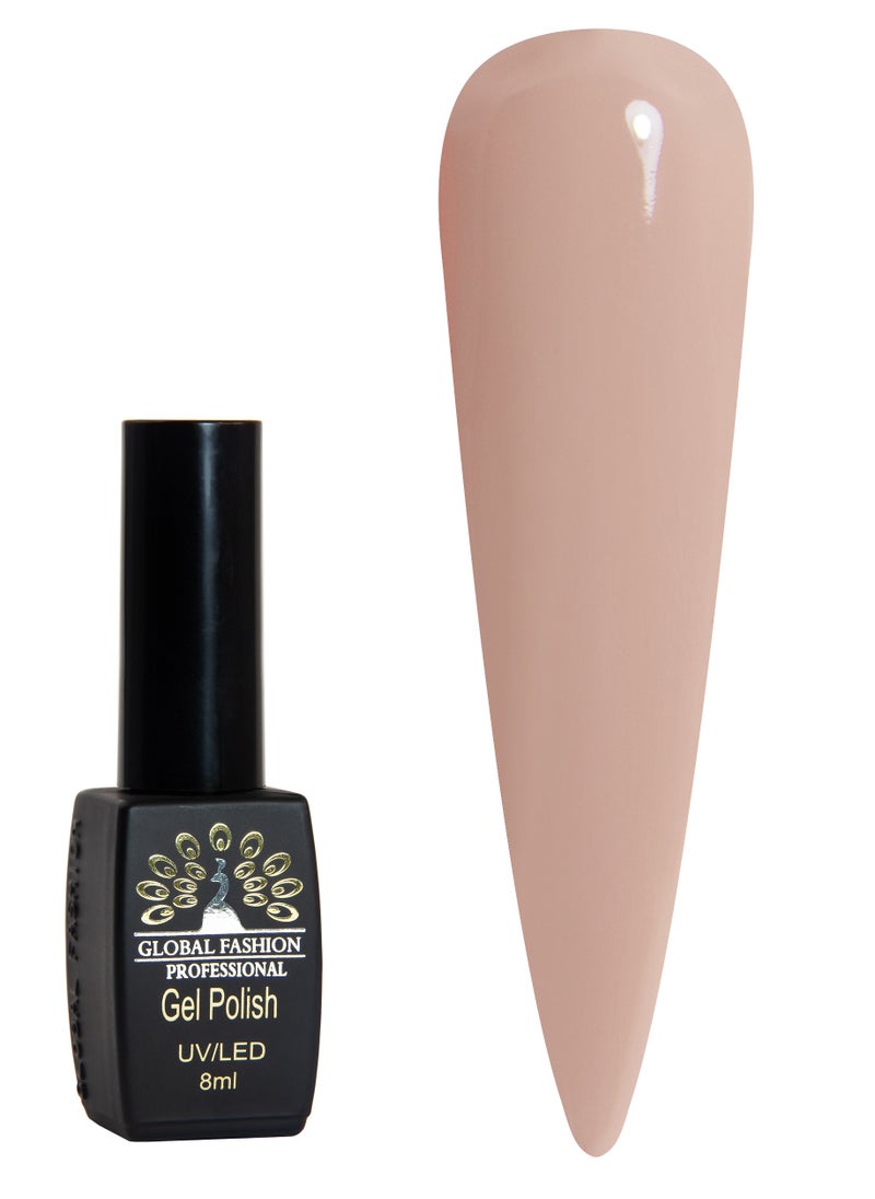 GLOBAL FASHION Global Fashion Black Elite Gel Polish | 132 Colors of Long-Lasting Elegance - 8ml | 291  - Image 1