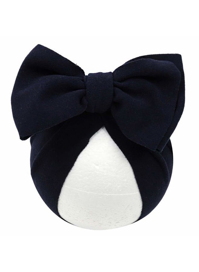 KIDOCHEESE Baby Turban Bun Knot Baby Girl Hat Newborn Hospital Cap Infant Toddler Beanie Head Wrap with Big Bow, 6pcs-style B, 0-24 Months - Image 4