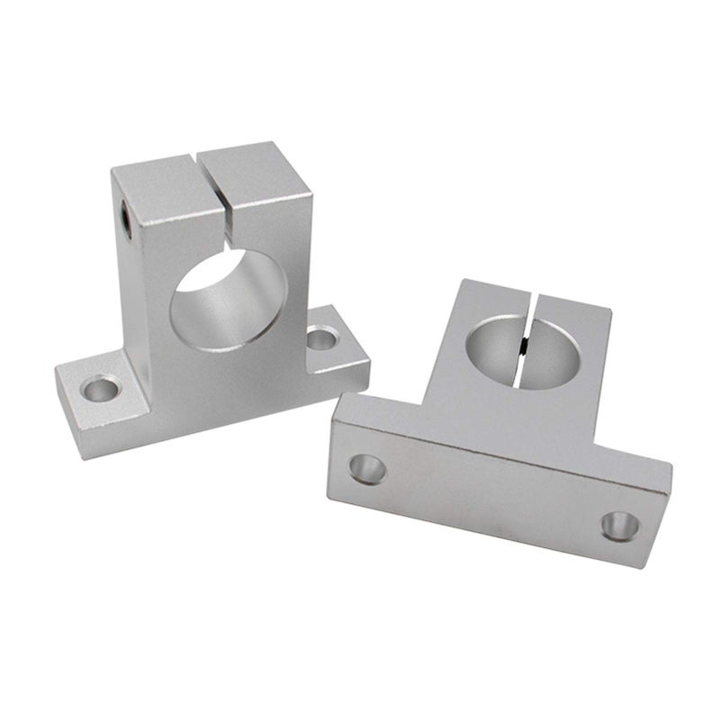 SK30 محمل خطي دليل العمود الداعم 8مم لآلة الطحن CNC طابعة ثلاثية الأبعاد 2 قطعة - Image 2