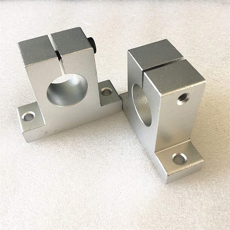 SK30 محمل خطي دليل العمود الداعم 8مم لآلة الطحن CNC طابعة ثلاثية الأبعاد 2 قطعة - Image 3