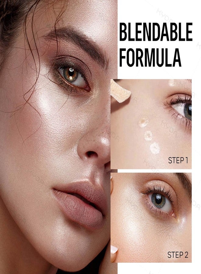 KYDA Liquid Highlighter, Natural Shimmer Tinted, Lasting Glossy Finish, Silky Creamy Lightweight Cover, Radiant Glow Face Enhancing Makeup, Body Liquid Illuminator-Champagne - Image 4