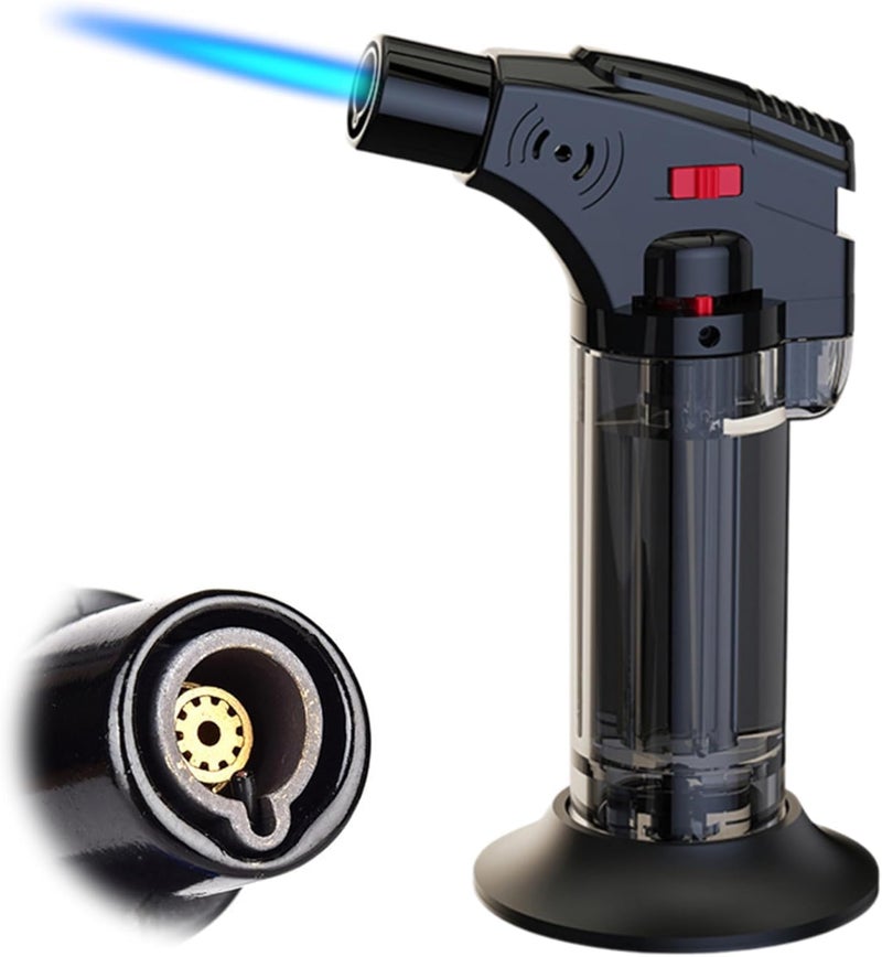 Partish Gas Lighter for Kitchen, Gas Stove, Windproof Blow Torch Jet Lighter for BBQs, Bonfire, Candle, Easy to Use, Multicolor, Pack of 1 - Image 1
