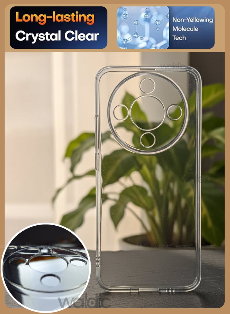 Waldic Honor X9d Premium Case | Premium Silicone Case Cover Designed for Honor X9d | Honor X9d Case Camera and Drop Protection Thin Protective Back Cover Case for Honor X9d - Clear - Image 5