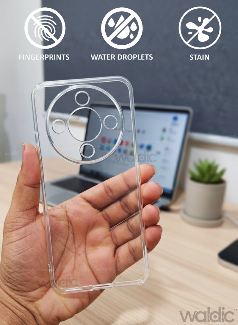 Waldic Honor X9d Premium Case | Premium Silicone Case Cover Designed for Honor X9d | Honor X9d Case Camera and Drop Protection Thin Protective Back Cover Case for Honor X9d - Clear - Image 4