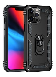TEAM LUXURY Heavy Duty Phone Case For iPhone 13 Pro Max Armor Shockproof Protective with Ring Magnetic Kickstand  - Image 2