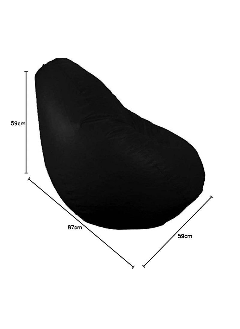 caddyFull caddyFull Large Bean Bag Without Beans Black  - Image 3
