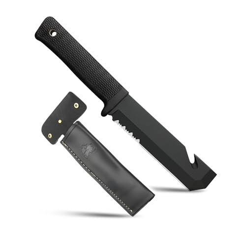 BISONBERG Kitchen Meat Knife for Chopping, Dicing and Mincing, Professional Chef Blade for Home Kitchen and Outdoor Camping (Cap Opener) - Image 1