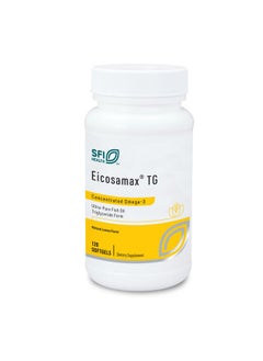 Klaire Labs Eicosamax TG Fish Oil Pills with EPA/DHA - Omega-3 Fatty Acids to Support Brain & Heart Function - Natural Lemon Flavor to Help Reduce Fishy Burps or Aftertaste (120 Softgels) - pzsku/Z58BE155ED417BFDBE789Z/45/_/1739882678/ea067567-3b4a-409a-a555-997158aaeb14