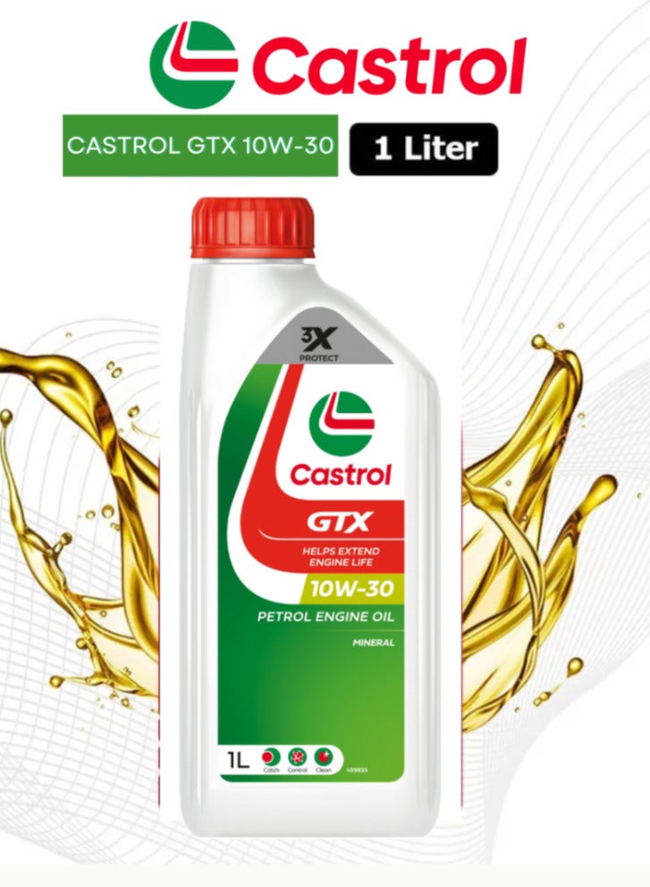 كاسترول زيت محرك كاسترول 10w30 GTX واحد لتر - Image 1