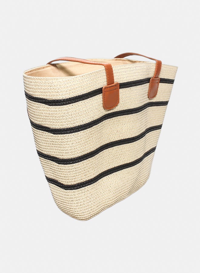 Glitter Women Beach\Summer Bag - Beige - Image 2