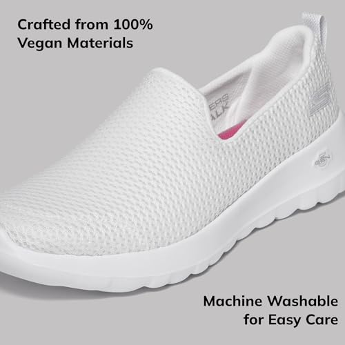 Skechers Women's Go Walk Joy Sneaker, White, 7.5 - Image 4