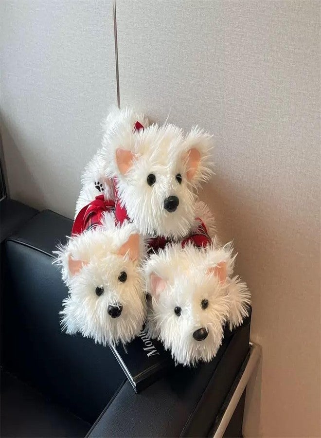 Ueeksry Cute Dog Plush Crossbody Bag for Women, Cute Furry Fuzzy Dog Western Highlands Backpack Kawaii Stuffed Animal Shoulder Bag - Image 3