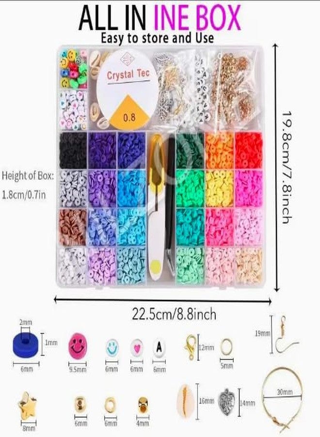 Nilzone Plastic Beads for Kids Crafts Children's Jewelry Making Kit DIY Bracelets Necklace Hairband and Beads for Kids Crafts - Birthday Gift (Design-01) - Image 3