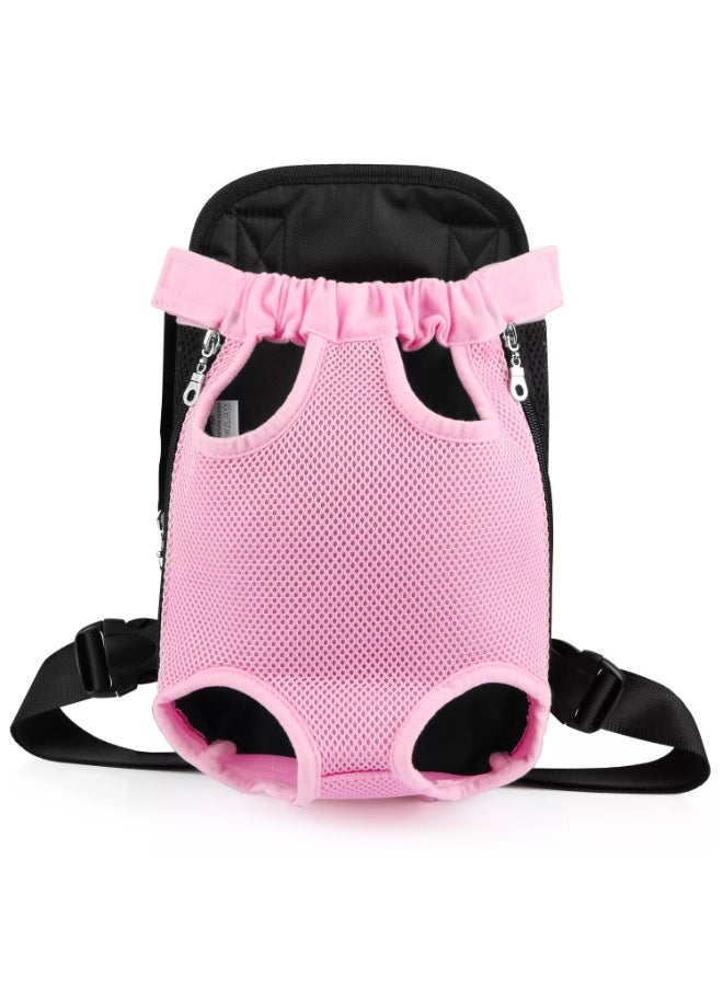 Pet Carrier Backpack, Adjustable Dog Front Carrier Legs Out & Easy-Fit Dog Backpack Carrier for Hiking Camping Traveling Outdoor for Small Dogs Cats and Puppies - Image 4