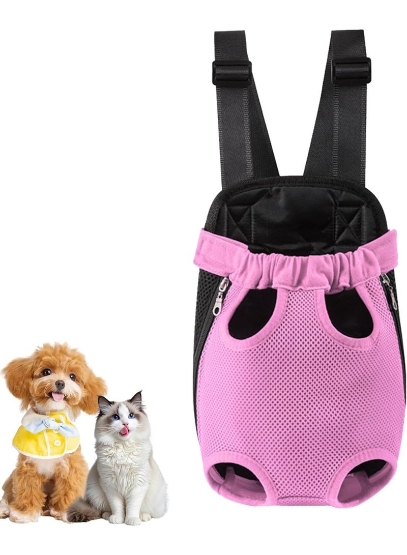 Pet Carrier Backpack, Adjustable Dog Front Carrier Legs Out & Easy-Fit Dog Backpack Carrier for Hiking Camping Traveling Outdoor for Small Dogs Cats and Puppies - Image 3