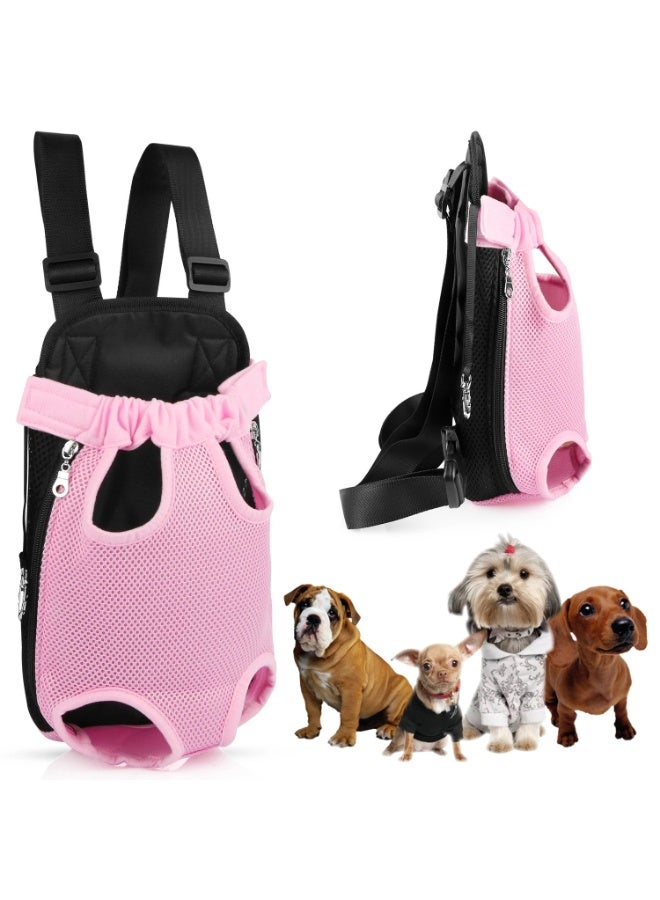 Pet Carrier Backpack, Adjustable Dog Front Carrier Legs Out & Easy-Fit Dog Backpack Carrier for Hiking Camping Traveling Outdoor for Small Dogs Cats and Puppies - Image 5