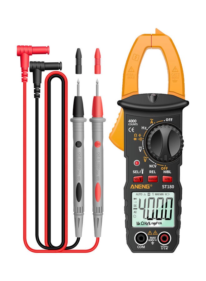 ANENG 4000 Count Digital Clamp Meter Multicolour - Image 1