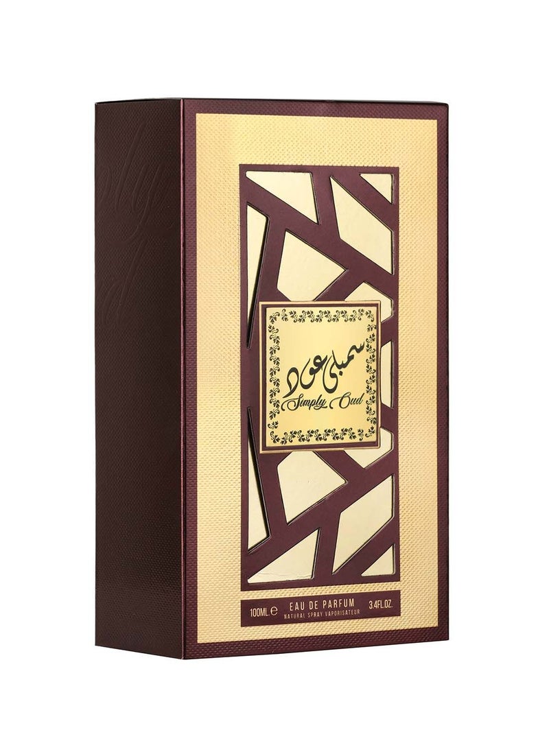 Lattafa - Simply Oud Eau De Parfum 100ml - Image 1