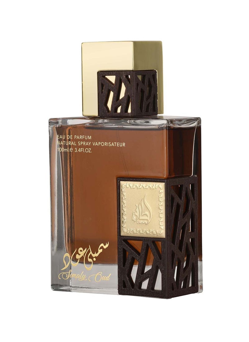 Lattafa - Simply Oud Eau De Parfum 100ml - Image 1