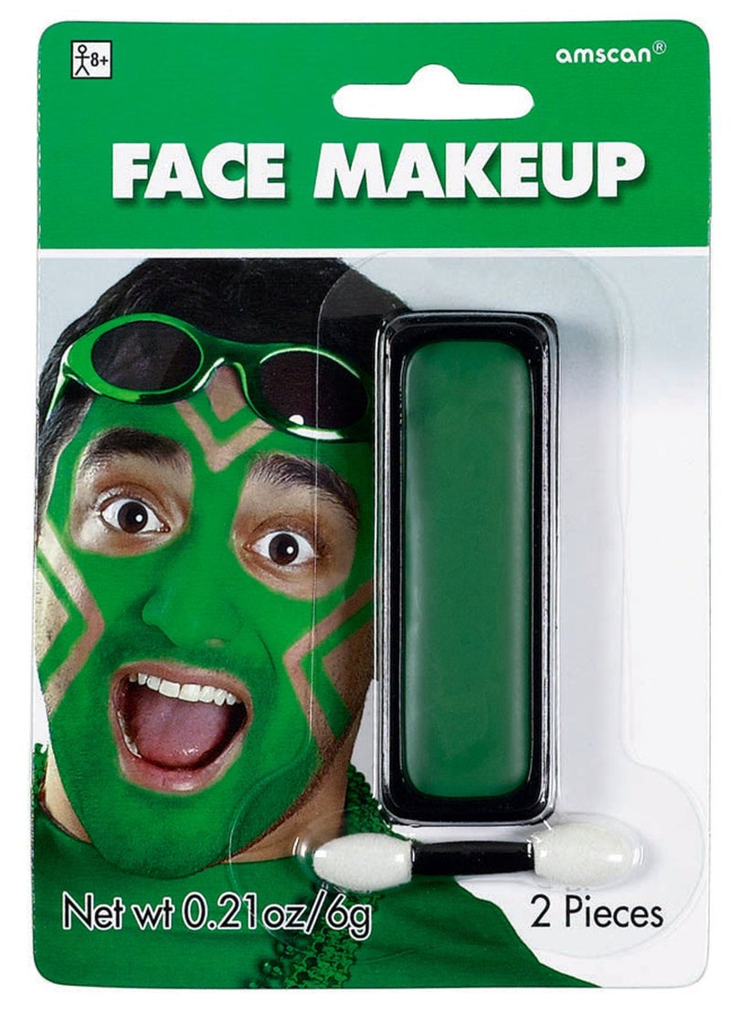Amscan Green Face Makeup 021 oz Pack Of 1 Suitable For Parties Performances - Image 3